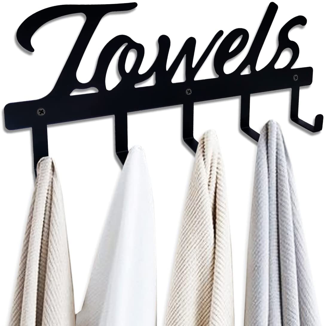 Towel Rack 5 Hooks for $7+(50% off)