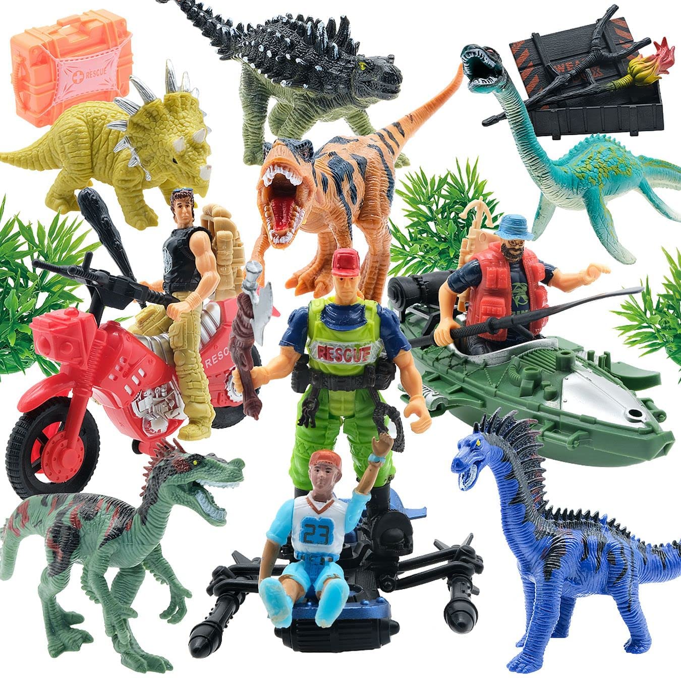 Dinosaur Toys with Action Figures for $6.99(50% off)