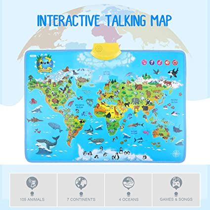Interactive World Map for $13+