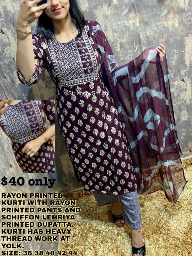 Multicolor Long Cotton Kurti Pant Dupatta Set, Gender : Ladies, Feature :  Easy Wash, Easy Washable at Rs 895 / Set in Nagaur